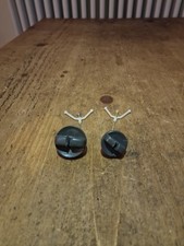 GENUINE HUSQVARNA 266XP CHAINSAW PAIR OF CAPS 1 X OIL TANK CAP 1 X FUEL CAP PAIR