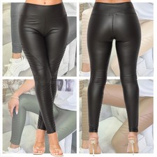 Ladies Wet Look Matte PU PVC
