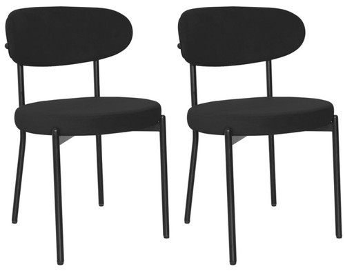 Velvet dining chairs - 2,
