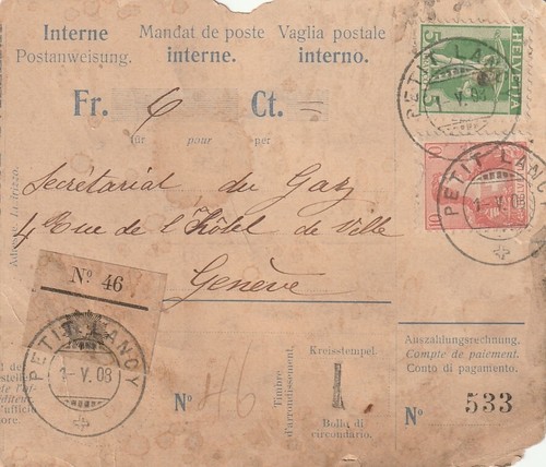 Switzerland postal money - postal,