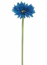 ROYAL BLUE GERBERA DAISY -55CM