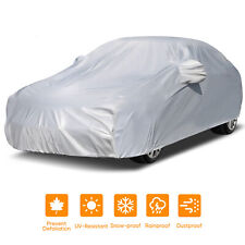 Universal Car Cover Waterproof All Weather Protector UV Resistant Snow Dustproof