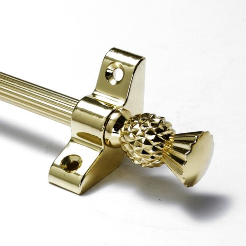Polished brass stair - polished,
