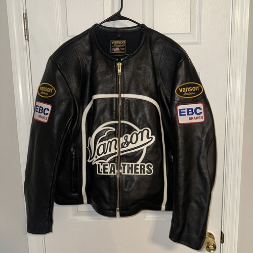 Vanson leathers vintage black - leathers,