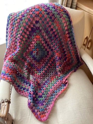 Handmade crochet blanket - crochet,