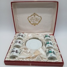 Ancient Fabrique Royale Limoges France Espresso Cups And Saucers Set Of 6 Boxed