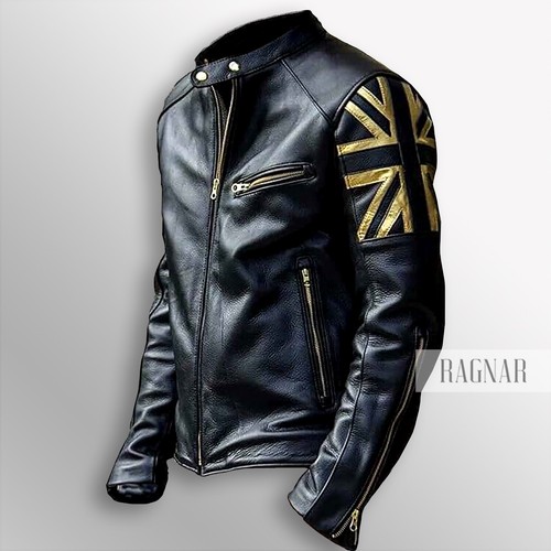 Mens vintage motorcycle - motorcycle, cafe