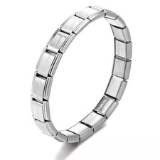 Nomination Engraved Classic Stainless Steel Starter Bracelet 18Link9mm Removable