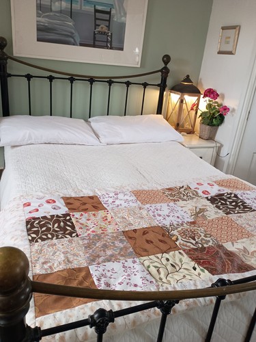 Patchwork eiderdown autumn - eiderdown,