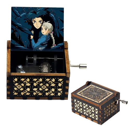 Mechanical music box wooden - music,