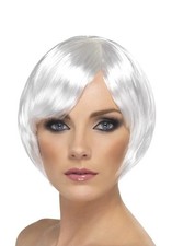 Smiffys short Babe Wig, White