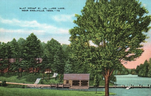 Vintage postcard 1930 boat - 1930's,