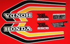 HONDA XL250S RESTORATION DECAL SET