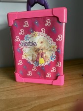 Vintage Barbie 1980s Pink Deluxe Doll Trunk Wardrobe & Carry Case Mattel