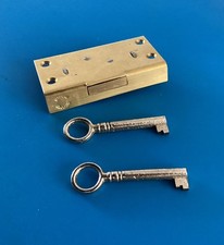 Vintage Brass Half Mortise