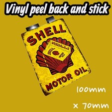 Shell Motor Oil vintage Can
