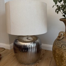 Modern Chrome Ribbed