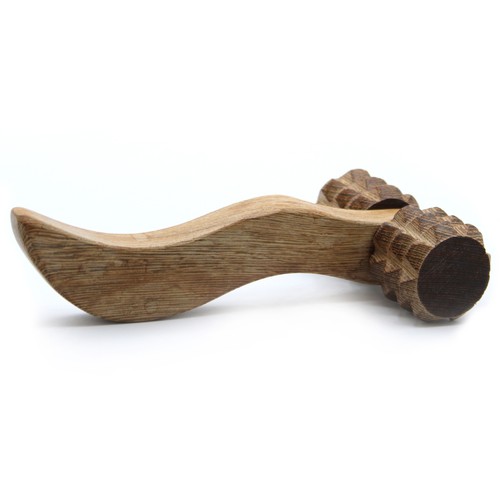 Ribbed hand roller massager - ribbed,