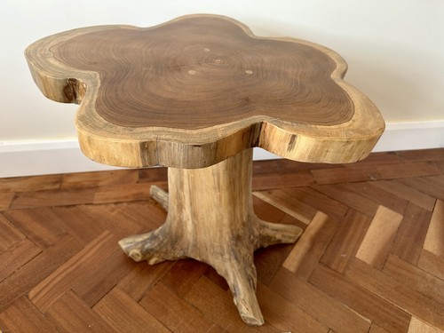 Teak root side - side, end