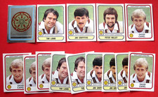 CRICKET 83 - NORTHAMPTONSHIRE - PANINI - 1983  - 5 STICKERS + 9 DUPLICATES- VG