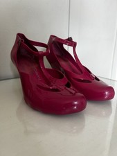 Westwood Mary Jane x Melissa anglomania elevated fuchsia jelly shoes size eu40