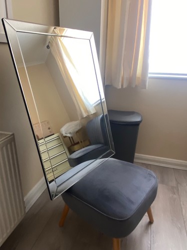 Bevelled wall mirror - bevelled,