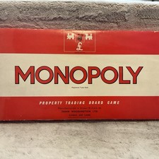 Vintage 1970s Monopoly Board