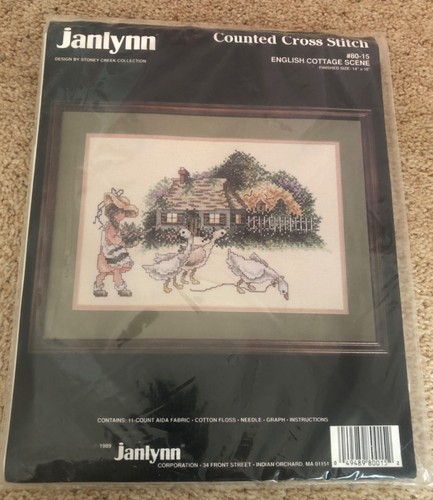 Janlynn english cottage scene - janlynn,