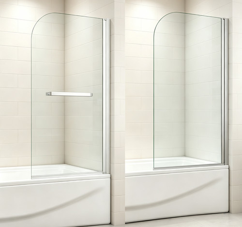 Aica 800x1400mm curved bath - curved,