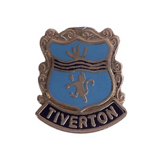 Tiverton Devon Crest Small Pin