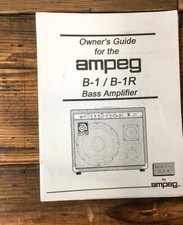 Ampeg B-1 B-1R Bass Amplifier