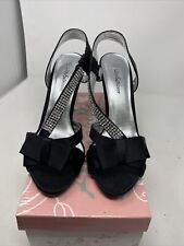 Lilley & Skinner  Satin diamante wedding shoes party prom Kitten Peep Toe UK6