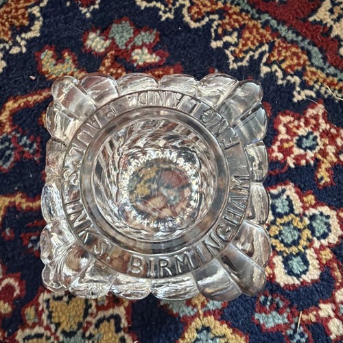 Cut glass ink well vintage - well,