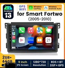 9" Car Android13 Stereo Radio For Smart Fortwo 2005-2010 GPS Sat Nav BT SWC WIFI