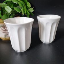 Hotel Chocolat Andrew Wicks Ivory Velvetiser Cups Mugs X 2 Pod Hot Chocolate 