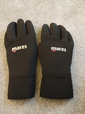 Mares 5mm Dive Snorkelling Scuba Diving Surfing Wetsuit Gloves Medium