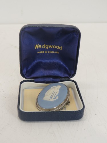 Oval blue jasperware wedgwood - blue,