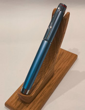 Rotring Esprit blue & chrome telescopic fountain pen new old stock