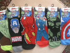 Marvel Comic's Avenger Men's socks,size 6-11, 6 designs
