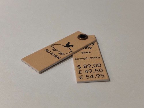 Tag label pig hen for - hen,