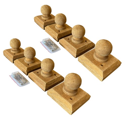 Wooden garden fence post - wooden,