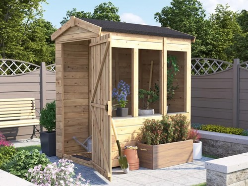 Potting shed apex - roof, x