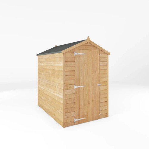 6x4 wood garden shed overlap - 6x4,