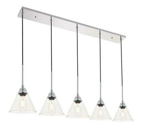 Pendant chandelier chrome - chandelier,