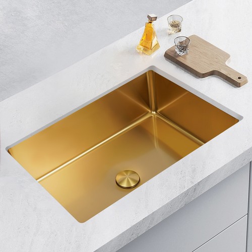 Modern washbasin gold - modern,