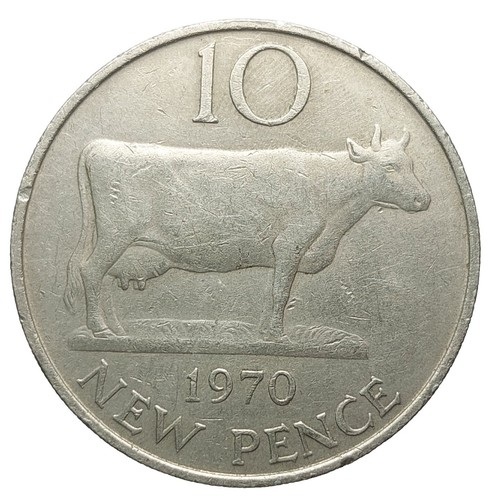 1970 guernsey pence - guernsey, 10