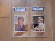 CARD LOT PANINI SMASH HITS DAVID BOWIE MGC GRADED 2 SLABS NOT PSA