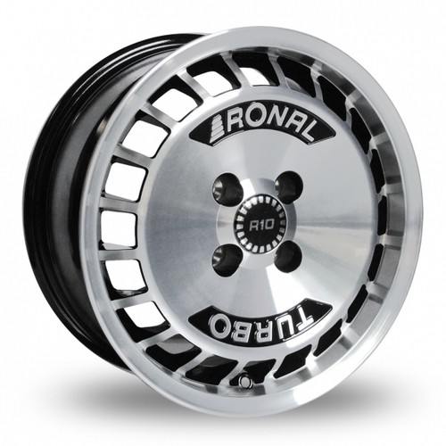 7x15 ronal r10 turbo black - 7x15",