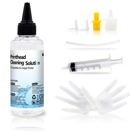 Unblock print head nozzles - print,