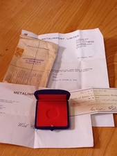 Metalimport Limited Display Case For Medal & Papers For Battle Of Britain 1965